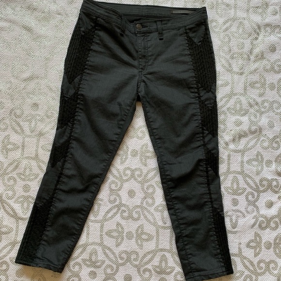 Rag and Bone Gray Raja Shoreditch Cropped Pants - Picture 3 of 8